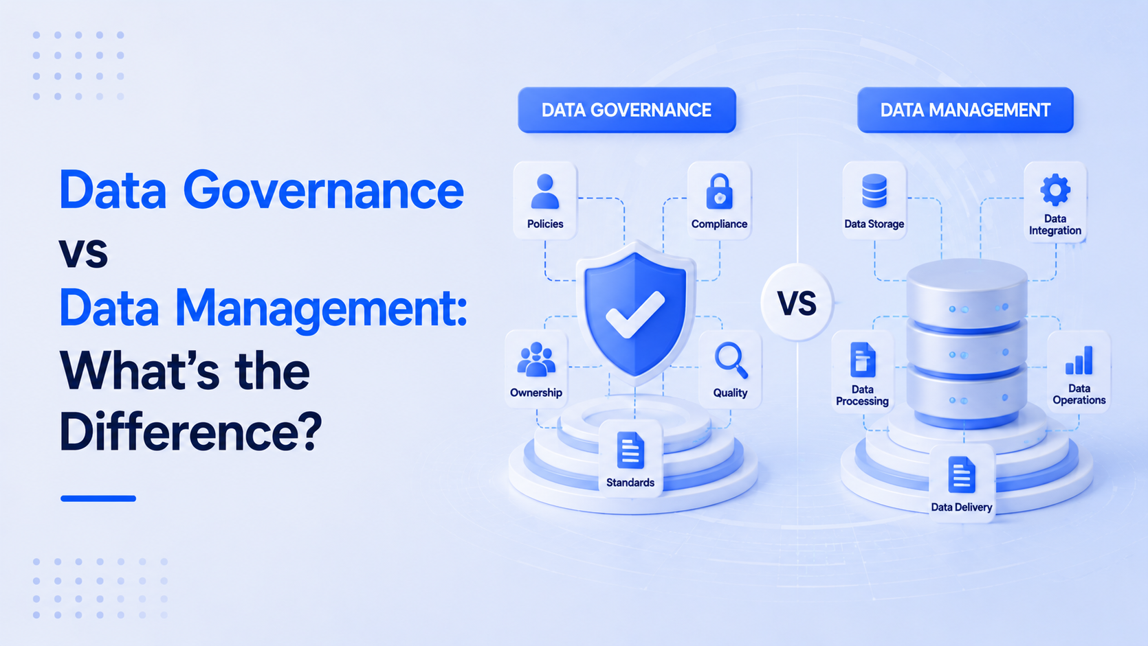 data governance vs data management